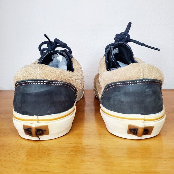 Van's California SK8-Low Brown Suede Black Leather Sneakers Shoes Mens SZ 11.5 - Picture 4 of 12